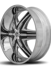 Diablo Elite Wheel 28x10 Blank 30 78.1 Chrome                                     - DE-281BLNK3078L - Image 6
